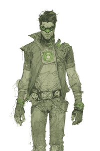 Green Lantern Outlaw Vinyl Car Decal Sticker – Waterproof & UV-Resistant 4.4