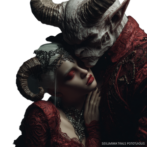 Demonic Embrace Vinyl Car Decal Sticker – Waterproof & UV-Resistant 3.4133333333333336"