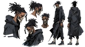 Grim Reaper Character Vinyl Car Decal Sticker – Waterproof & UV-Resistant 2.72"