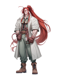 Crimson Alchemist Vinyl Car Decal Sticker – Waterproof & UV-Resistant 8.213333333333333"