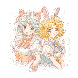 Retro Anime Maids Vinyl Car Decal Sticker – Waterproof & UV-Resistant 3.4133333333333336" Retro Anime Maids Vinyl Car Decal Sticker – Waterproof & UV-Resistant 3.4133333333333336"