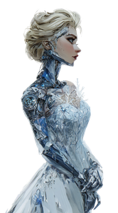 Android Elsa Vinyl Car Decal Sticker – Waterproof & UV-Resistant 4.906666666666666"