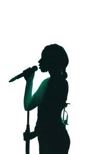 Silhouette Singer Vinyl Car Decal Sticker – Waterproof & UV-Resistant 9.706666666666667" Silhouette Singer Vinyl Car Decal Sticker – Waterproof & UV-Resistant 9.706666666666667"
