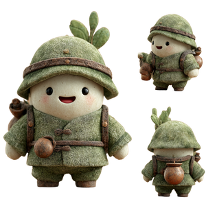 Chubby Dumpling Character Vinyl Car Decal Sticker – Waterproof & UV-Resistant 3.4133333333333336"