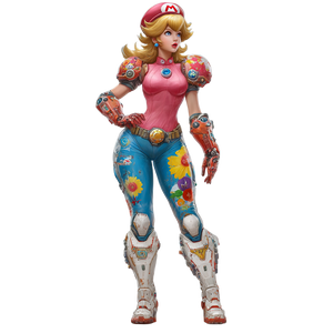 Cyberpunk Princess V2 Vinyl Car Decal Sticker – Waterproof & UV-Resistant 6.826666666666667"