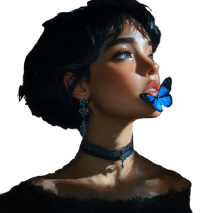 Dreamy Butterfly Muse Vinyl Car Decal Sticker – Waterproof & UV-Resistant 3.4133333333333336" Dreamy Butterfly Muse Vinyl Car Decal Sticker – Waterproof & UV-Resistant 3.4133333333333336"