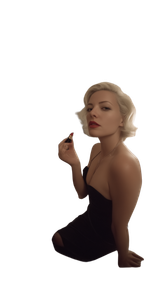 Vintage Blonde Reflection Vinyl Car Decal Sticker – Waterproof & UV-Resistant 9.706666666666667"