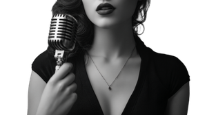 Vintage Jazz Singer V17 Vinyl Car Decal Sticker – Waterproof & UV-Resistant 2.72"
