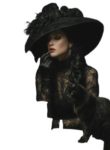 Gothic Witch Painting Vinyl Car Decal Sticker – Waterproof & UV-Resistant 4.266666666666667"
