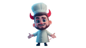 Cartoon Chef Character V2 Vinyl Car Decal Sticker – Waterproof & UV-Resistant 5.4 Cartoon Chef Character V2 Vinyl Car Decal Sticker – Waterproof & UV-Resistant 5.4