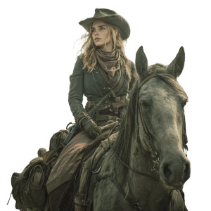 Fierce Cowgirl Riding Vinyl Car Decal Sticker – Waterproof & UV-Resistant 3.4133333333333336"