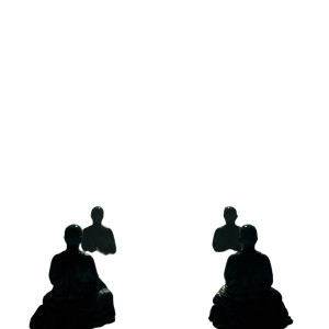 Divine Sage Meditating Vinyl Car Decal Sticker – Waterproof & UV-Resistant 3.4133333333333336"