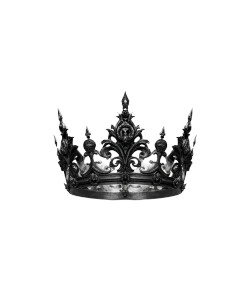 Gothic Crown V2 Vinyl Car Decal Sticker – Waterproof & UV-Resistant 8.0"