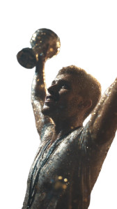 Triumphant Athlete Vinyl Car Decal Sticker – Waterproof & UV-Resistant 9.706666666666667"