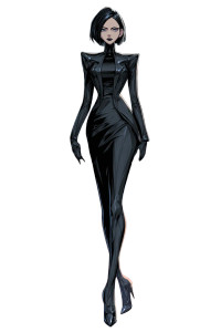 Cyberpunk Villainess V3 Vinyl Car Decal Sticker – Waterproof & UV-Resistant 4.4