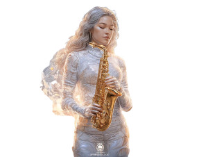 Dreamy Saxophonist V2 Vinyl Car Decal Sticker – Waterproof & UV-Resistant 6.1866666666666665" Dreamy Saxophonist V2 Vinyl Car Decal Sticker – Waterproof & UV-Resistant 6.1866666666666665"