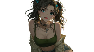 90'S Anime Woman V2 Vinyl Car Decal Sticker – Waterproof & UV-Resistant 2.72"