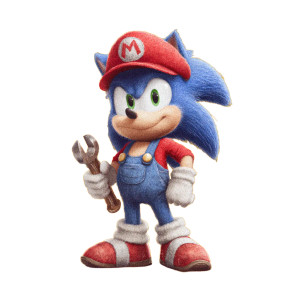 Sonic Plumber Logo Vinyl Car Decal Sticker – Waterproof & UV-Resistant 3.4133333333333336"