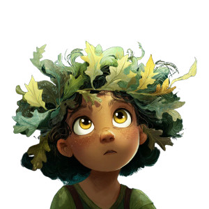 Oak Tree Fairy Vinyl Car Decal Sticker – Waterproof & UV-Resistant 3.4133333333333336"