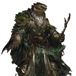 Elderly Tortle Druid Vinyl Car Decal Sticker – Waterproof & UV-Resistant 6.826666666666667"