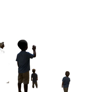 Child At Glass Tree Vinyl Car Decal Sticker – Waterproof & UV-Resistant 3.4133333333333336"