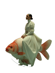 Fish Fashion Editorial Vinyl Car Decal Sticker – Waterproof & UV-Resistant 8.213333333333333" Fish Fashion Editorial Vinyl Car Decal Sticker – Waterproof & UV-Resistant 8.213333333333333"