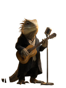 Iguana Bolero Player Vinyl Car Decal Sticker – Waterproof & UV-Resistant 4.1066666666666665"