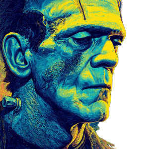 Frankenstein Vinyl Car Decal Sticker – Waterproof & UV-Resistant 3.4133333333333336"