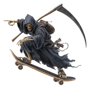 Grim Reaper Skateboarding Vinyl Car Decal Sticker – Waterproof & UV-Resistant 3.4133333333333336" Grim Reaper Skateboarding Vinyl Car Decal Sticker – Waterproof & UV-Resistant 3.4133333333333336"