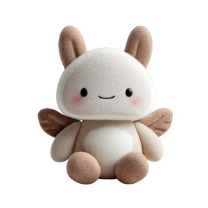 Friendly Plush Toy Vinyl Car Decal Sticker – Waterproof & UV-Resistant 3.4133333333333336"