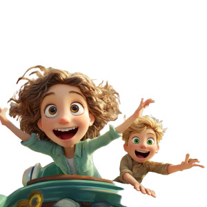 Joyful Carnival Ride V2 Vinyl Car Decal Sticker – Waterproof & UV-Resistant 6.826666666666667"