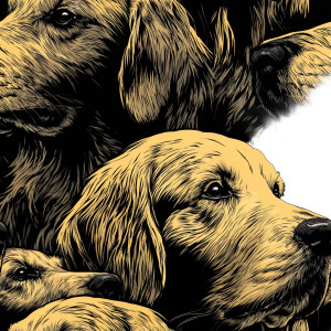 Golden Retrievers Vinyl Car Decal Sticker – Waterproof & UV-Resistant 3.4133333333333336" Golden Retrievers Vinyl Car Decal Sticker – Waterproof & UV-Resistant 3.4133333333333336"
