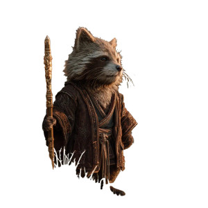 Tanuki Monk V3 Vinyl Car Decal Sticker – Waterproof & UV-Resistant 6.826666666666667"