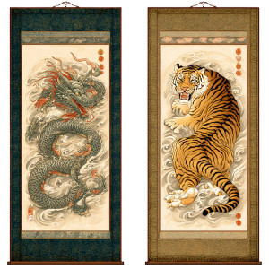 Dragon Tiger Art Vinyl Car Decal Sticker – Waterproof & UV-Resistant 3.4133333333333336" Dragon Tiger Art Vinyl Car Decal Sticker – Waterproof & UV-Resistant 3.4133333333333336"