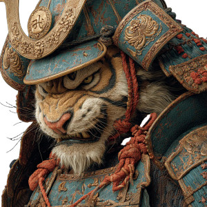 Angry Tiger Samurai V2 Vinyl Car Decal Sticker – Waterproof & UV-Resistant 3.4133333333333336" Angry Tiger Samurai V2 Vinyl Car Decal Sticker – Waterproof & UV-Resistant 3.4133333333333336"