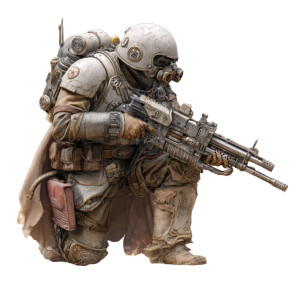 Cadian Guardsman Vinyl Car Decal Sticker – Waterproof & UV-Resistant 3.4133333333333336"