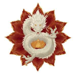 White Dragon Protector Vinyl Car Decal Sticker – Waterproof & UV-Resistant 6.826666666666667"