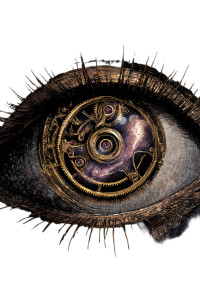 Mechanical Clockwork Eye Vinyl Car Decal Sticker – Waterproof & UV-Resistant 8.96"