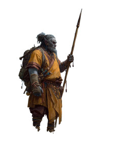 Half-Orc Monk V3 Vinyl Car Decal Sticker – Waterproof & UV-Resistant 8.213333333333333"