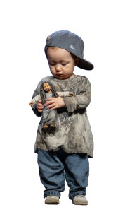 Baby With Jesus Puppet Vinyl Car Decal Sticker – Waterproof & UV-Resistant 4.8533333333333335"