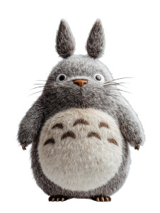 Realistic Totoro Vinyl Car Decal Sticker – Waterproof & UV-Resistant 8.213333333333333"