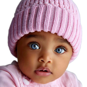 Adorable Baby Portrait Vinyl Car Decal Sticker – Waterproof & UV-Resistant 6.826666666666667"