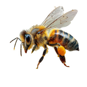 Buzzing Honeybee Sunflower Vinyl Car Decal Sticker – Waterproof & UV-Resistant 3.4133333333333336"
