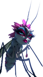 Glamorous Mosquito Vinyl Car Decal Sticker – Waterproof & UV-Resistant 9.706666666666667"