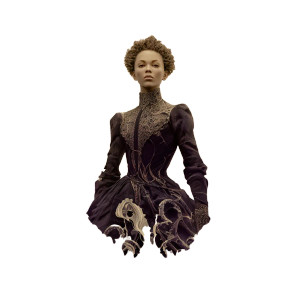 Mythic Octopus Woman Vinyl Car Decal Sticker – Waterproof & UV-Resistant 3.4133333333333336"