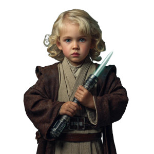 Jedi Toddler Portrait Vinyl Car Decal Sticker – Waterproof & UV-Resistant 3.4133333333333336" Jedi Toddler Portrait Vinyl Car Decal Sticker – Waterproof & UV-Resistant 3.4133333333333336"