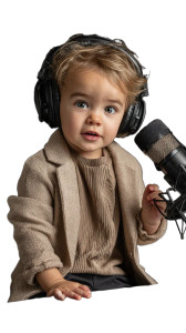 Podcast Baby Pro V2 Vinyl Car Decal Sticker – Waterproof & UV-Resistant 4.8533333333333335"