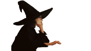 Witch At Computer Vinyl Car Decal Sticker – Waterproof & UV-Resistant 5.4