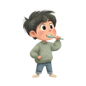 Little Boy Brushing Vinyl Car Decal Sticker – Waterproof & UV-Resistant 3.4133333333333336" Little Boy Brushing Vinyl Car Decal Sticker – Waterproof & UV-Resistant 3.4133333333333336"