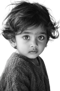 Luminous-Eyed Baby Vinyl Car Decal Sticker – Waterproof & UV-Resistant 8.96"